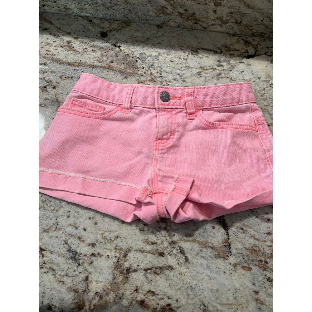 Old Navy Denim Coral Girls Short Size 8 Used